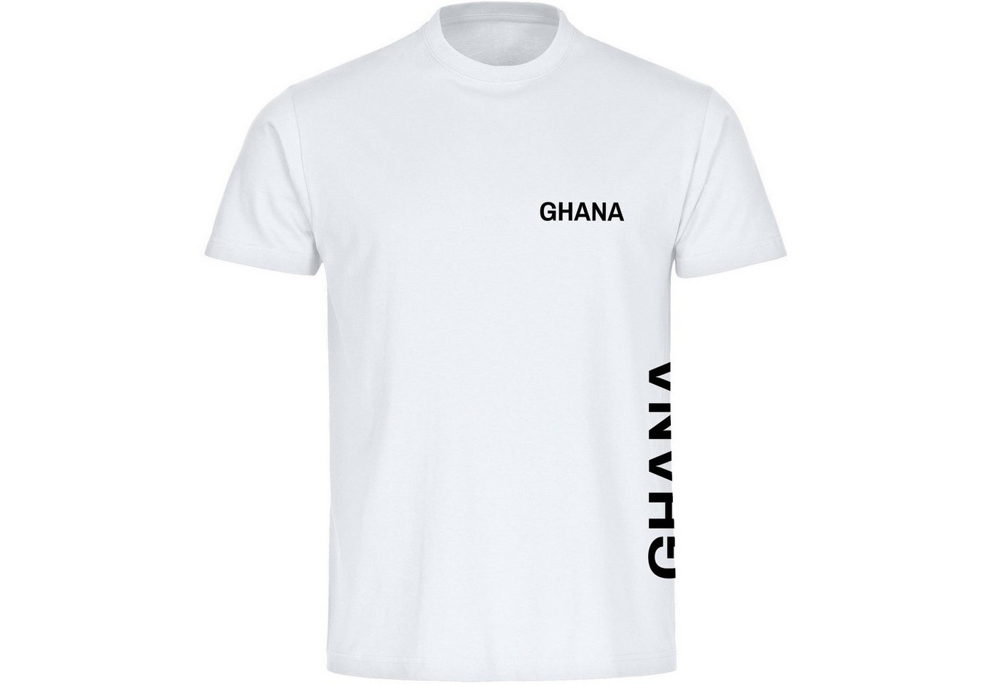 multifanshop T-Shirt Kinder Ghana - Brust & Seite - Boy Girl von multifanshop