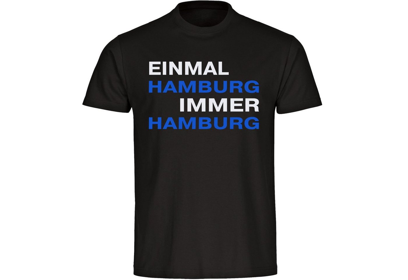 multifanshop T-Shirt Kinder Hamburg - Einmal Immer - Boy Girl von multifanshop