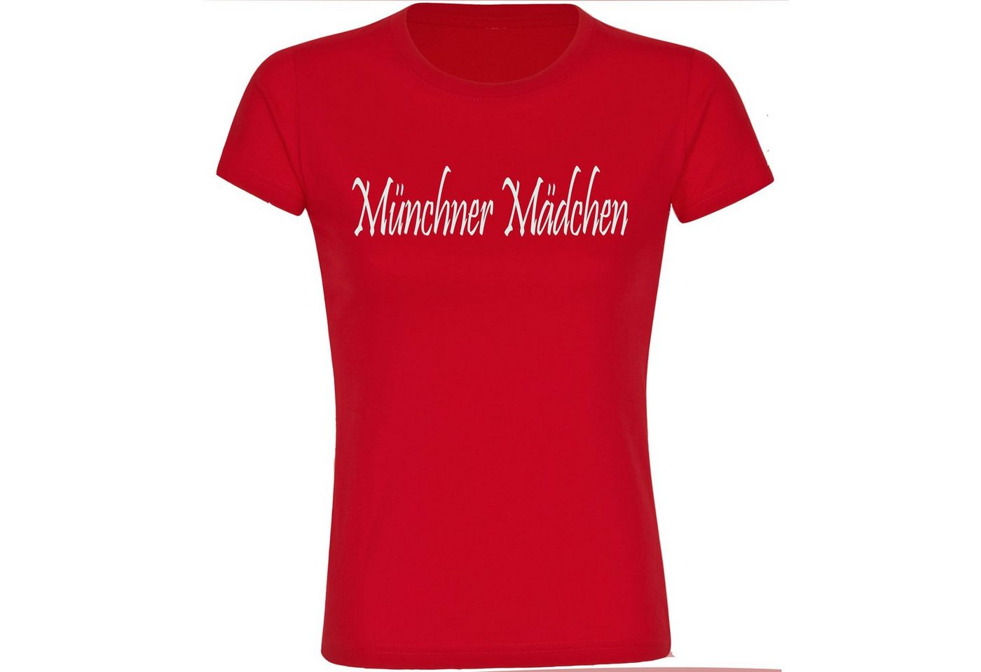 multifanshop T-Shirt Kinder München rot - Münchner Mädchen - Boy Girl von multifanshop