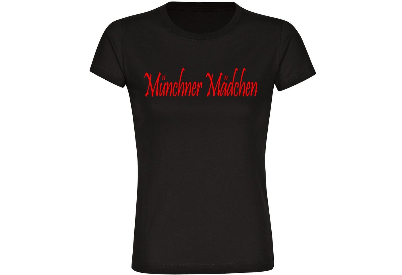 multifanshop T-Shirt Kinder München rot - Münchner Mädchen - Boy Girl von multifanshop