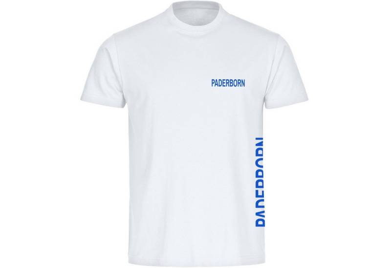 multifanshop T-Shirt Kinder Paderborn - Brust & Seite - Boy Girl von multifanshop