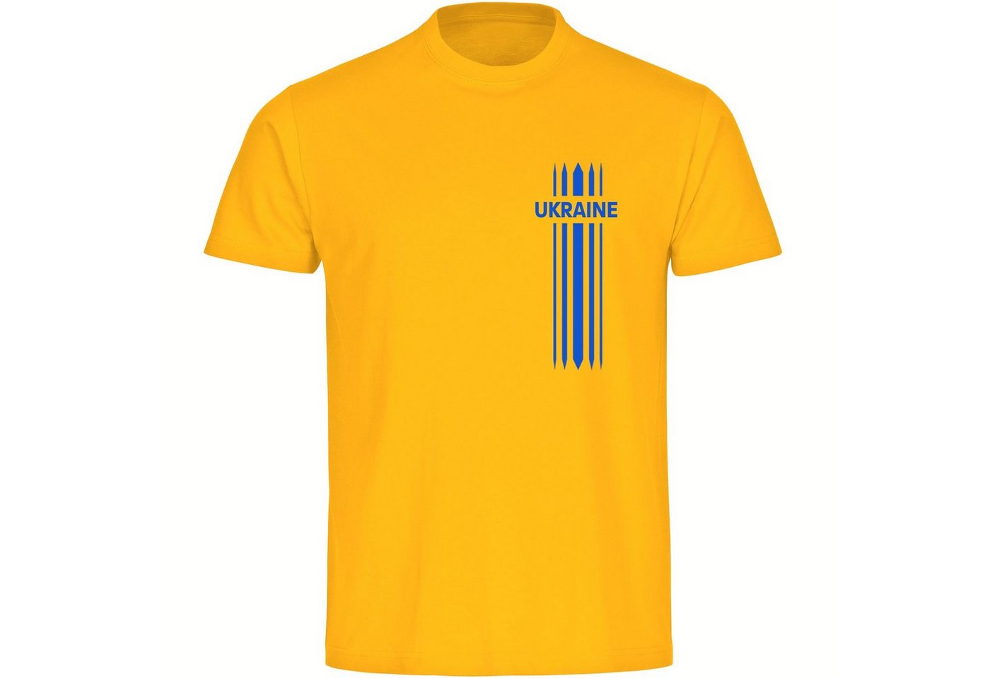 multifanshop T-Shirt Kinder Ukraine - Streifen - Boy Girl von multifanshop