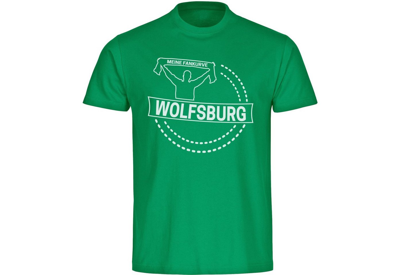 multifanshop T-Shirt Kinder Wolfsburg - Meine Fankurve - Boy Girl von multifanshop
