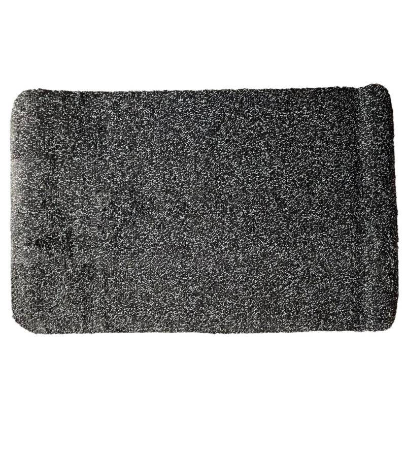 multimat Saugaktivmatte Fuß-Matte weiche Tür-Matte mit rutschfester Rückseite 40x60cm 7901661 Grau von multimat