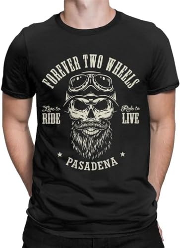 Men's Forever Two Wheels Motor T Shirts Motorcycle Motorbike Cotton Clothing Awesome Short Sleeve Round Neck Tees T-Shirts Black Men's Forever Two Wheels Motor T Shirts Motorcycle Motorbike Cotton Clothing Awesome Short Sleeve Round Neck Tees T-Shirts Black von mumixxin