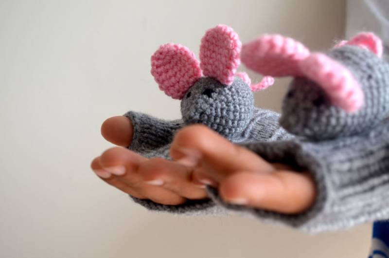 Etsy's Pick Mäusehandschuhe, Einzigartige Geschenke, Ratten Fingerlose Handschuhe, Handpuppenhandschuhe, Touchscreen-Handschuhe, Lustige von muratyusuf