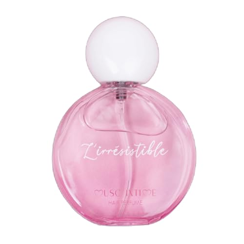MUSC INTIME Die offizielle Marke – Haarduft – Weißer Moschus – L'Irressible – Damenpflege – verschönert Ihr Haar – Duft und spendet Feuchtigkeit den ganzen Tag – Pumpenflasche – 50 ml MUSC INTIME Die offizielle Marke – Haarduft – Weißer Moschus – L'Irressible – Damenpflege – verschönert Ihr Haar – Duft und spendet Feuchtigkeit den ganzen Tag – Pumpenflasche – 50 ml von musc intime