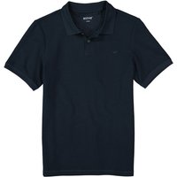 MUSTANG Herren Polo-Shirt blau Baumwoll-Piqué MUSTANG Herren Polo-Shirt blau Baumwoll-Piqué von mustang