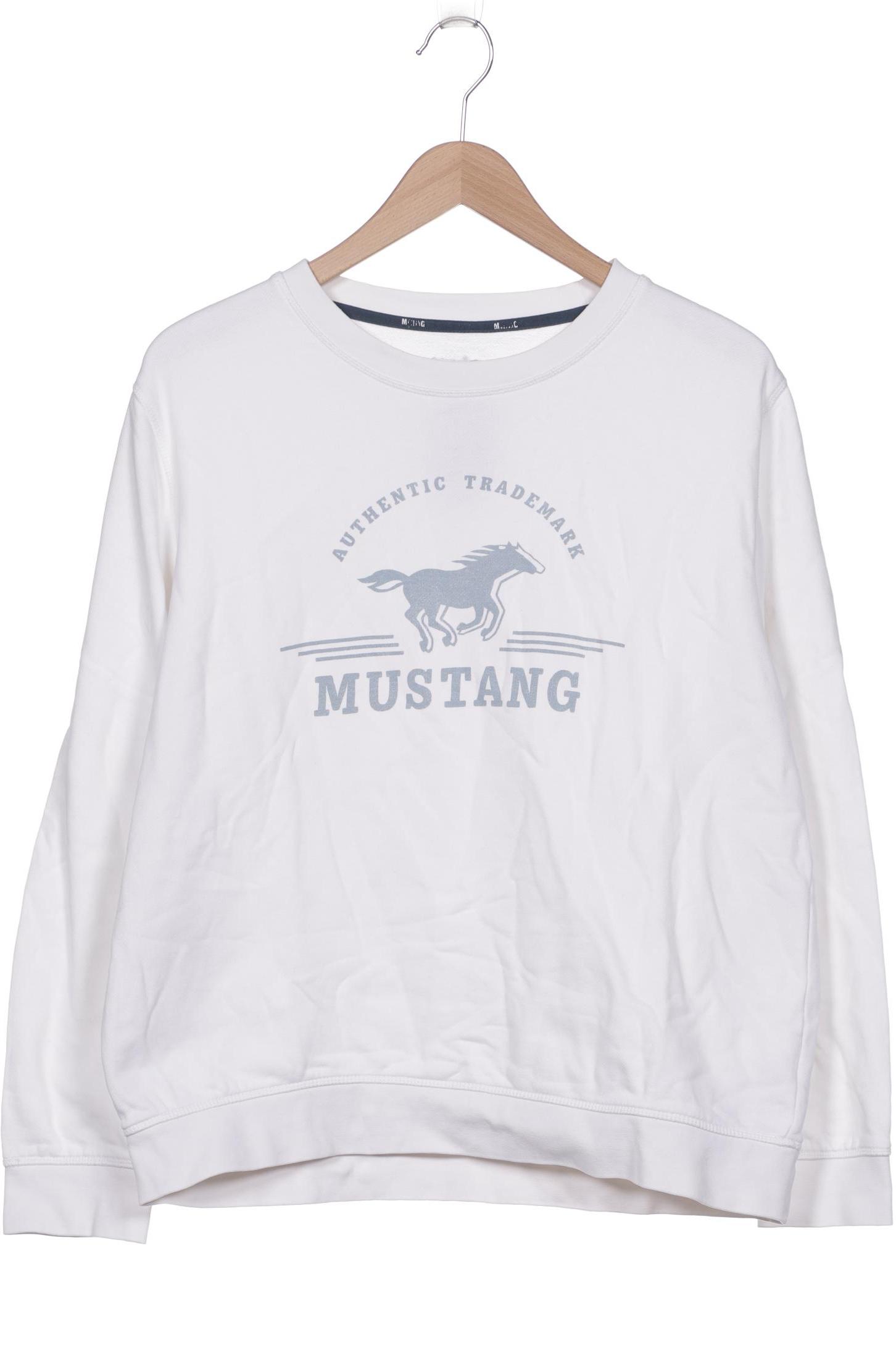 MUSTANG Herren Sweatshirt, weiß von mustang