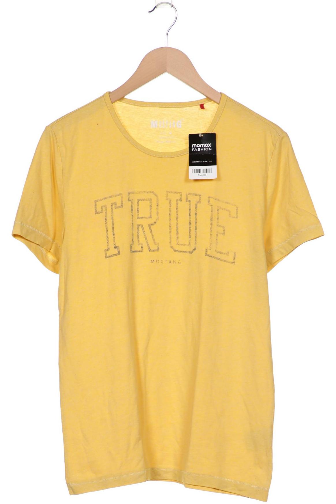 MUSTANG Herren T-Shirt, gelb von mustang