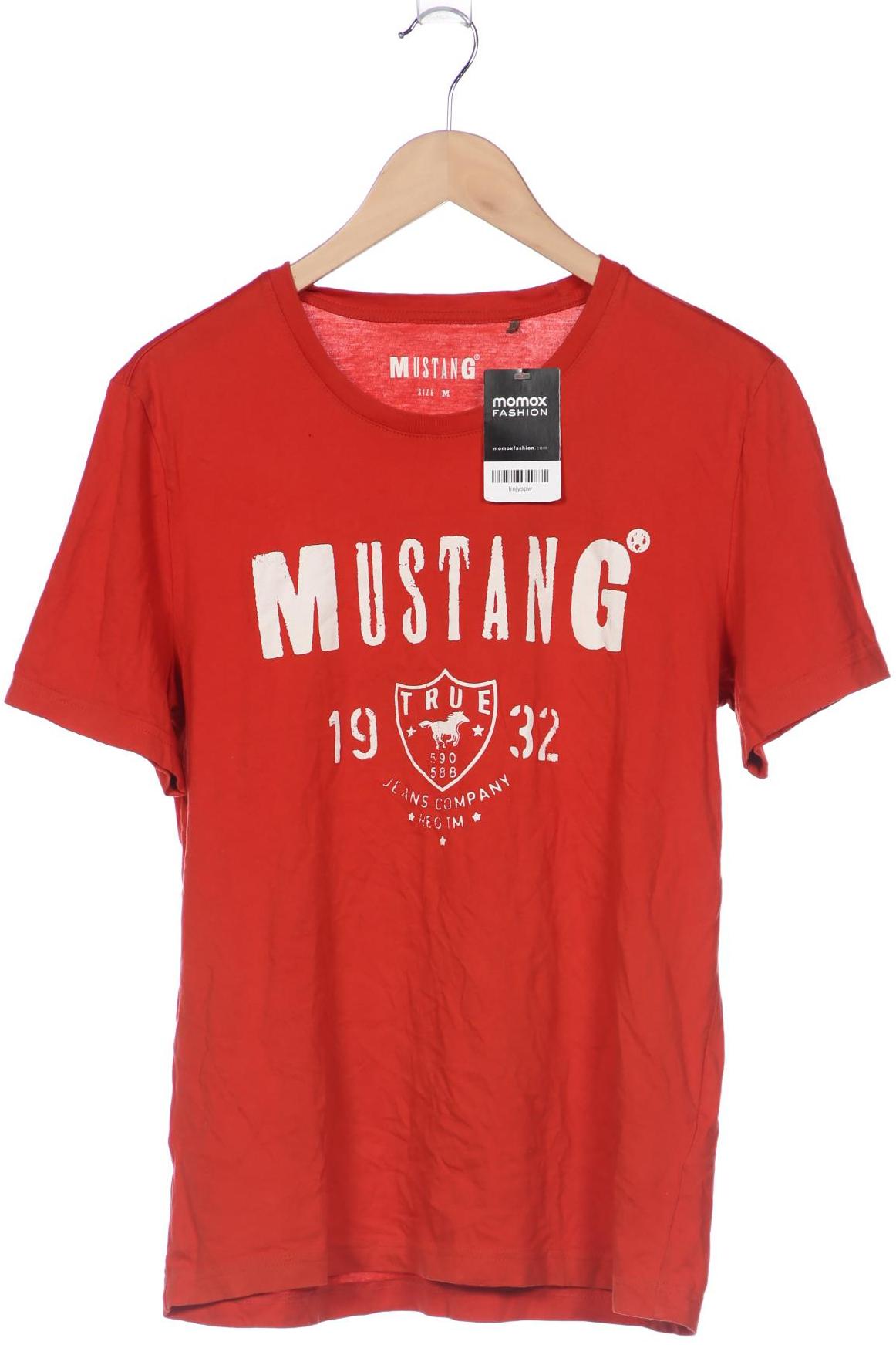 MUSTANG Herren T-Shirt, rot von mustang