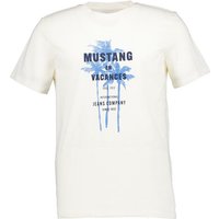 MUSTANG Herren T-Shirt weiß von mustang