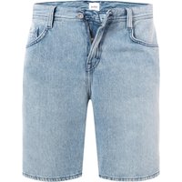 MUSTANG Herren Jeansshorts blau Baumwolle von mustang