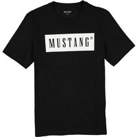 MUSTANG Herren T-Shirt schwarz von mustang