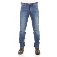 Mustang Herren Jeans Vegas - Slim Fit - Blau - Medium Dark Stone von mustang