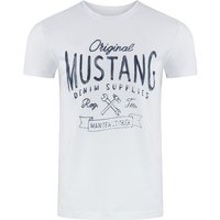 Mustang Herren T-Shirt Mehrfarbig Rundhals Regular Fit S bis 6XL Mustang Herren T-Shirt Mehrfarbig Rundhals Regular Fit S bis 6XL von mustang