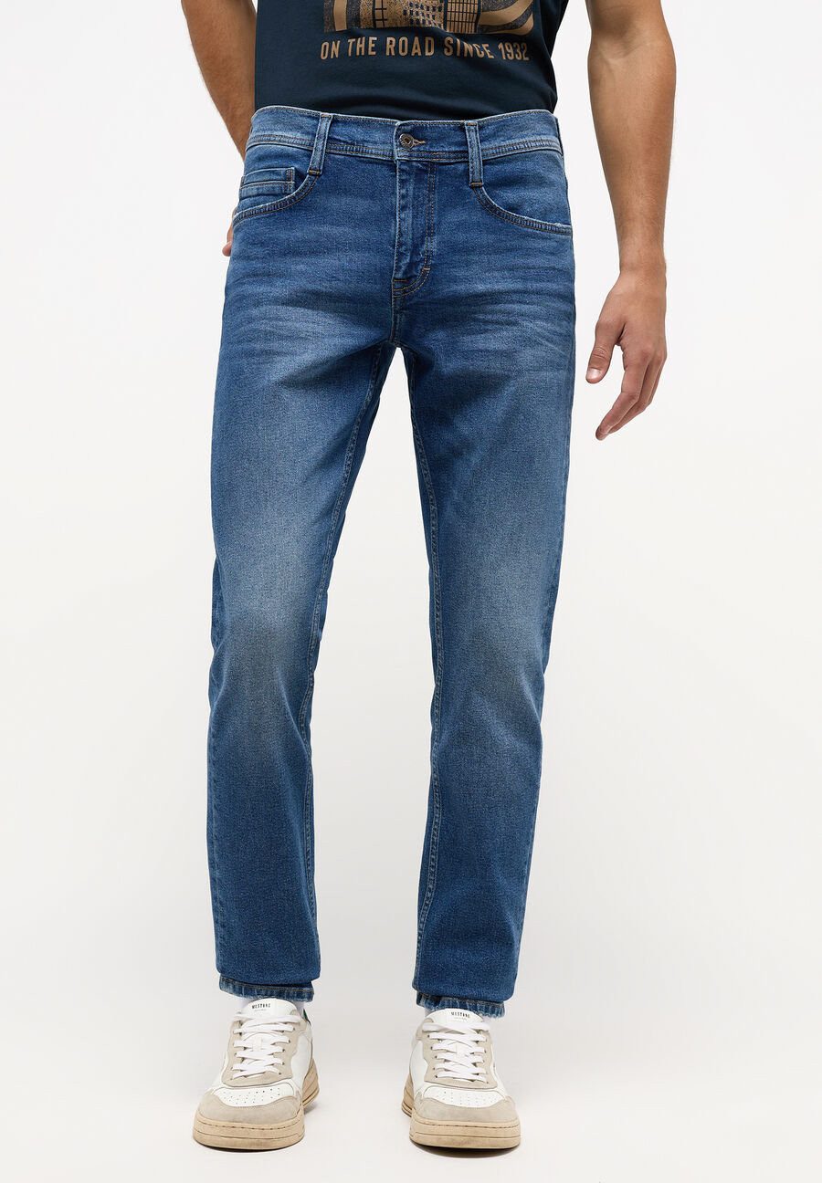 Mustang Jeans Oregon Slim Fit vision blue extra lang von mustang