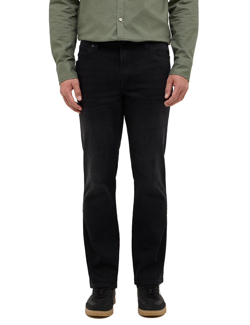 Mustang Jeans Tramper Straight black used extra lang von mustang