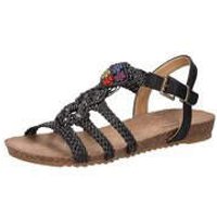 Mustang Sandale Damen schwarz von mustang