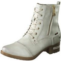 Mustang Schnürstiefelette Damen beige|beige|beige von mustang