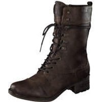 Mustang Schnürstiefelette Damen braun|braun|braun von mustang