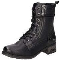Mustang Schnürstiefelette Damen schwarz von mustang