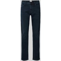 Mustang Slim Fit Jeans mit Label-Patch Modell 'OREGON' in Dunkelblau, Größe 32/30 von mustang