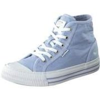 Mustang Sneaker High Damen blau|blau|blau|blau von mustang