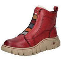 Mustang Stiefelette Damen rot|rot von mustang