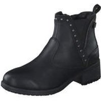 Mustang Stiefelette Damen schwarz|schwarz von mustang