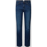 Mustang Straight Fit Jeans mit Label-Patch Modell 'TRAMPER' in Jeansblau, Größe 30/32 von mustang