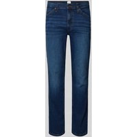 Mustang Straight Fit Jeans mit Label-Patch Modell 'TRAMPER' in Jeansblau, Größe 31/32 von mustang