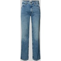 Mustang Straight Fit Jeans mit Label-Patch Modell 'TRAMPER' in Jeansblau, Größe 31/32 von mustang