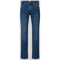 Mustang Straight Fit Jeans mit Label-Patch Modell 'TRAMPER' in Jeansblau, Größe 32/32 von mustang