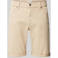 Mustang Straight Leg Jeansshorts im 5-Pocket-Design Modell 'Chicago' in Beige, Größe 34 von mustang