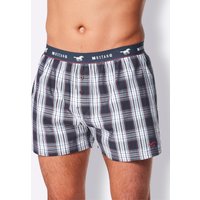 Witt Weiden Herren Boxershorts marine + marine-kariert von mustang