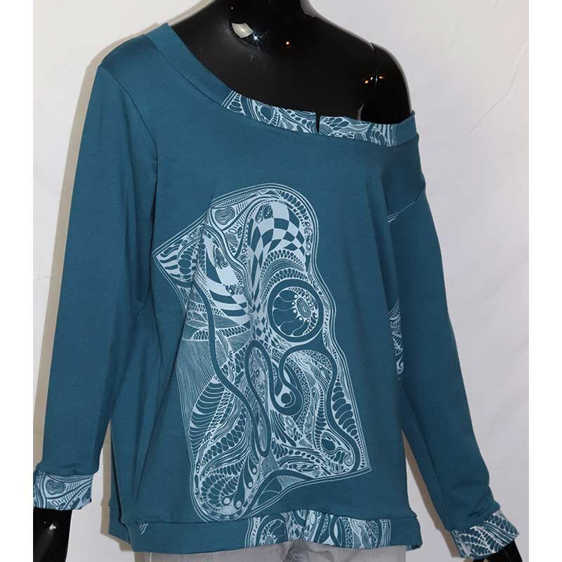 Bio-Damen T-Shirt Aus Siebdruck-stoff Bio-Damen T-Shirt Aus Siebdruck-stoff von musterAG
