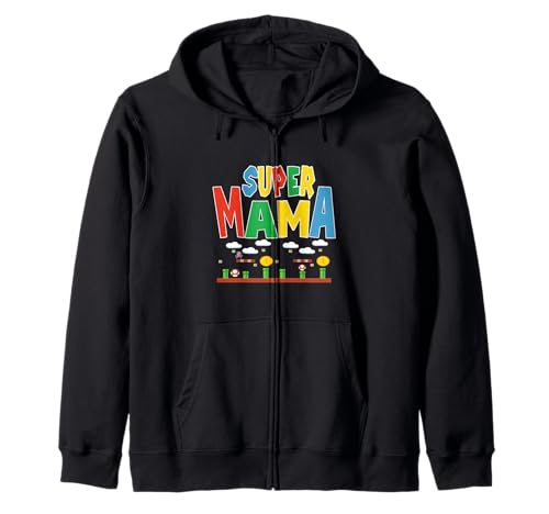 Muttertagsgeschenk für Mama personalisiert super Mama Kapuzenjacke von muttertagsgeschenk für mama muttertag mama lustige