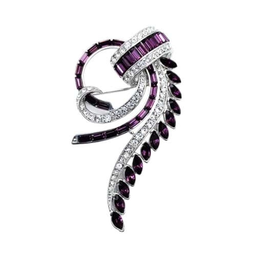 2025 Vollkristall-Brosche - Luxus Pin für Blazer & Mäntel, Einheitsgröße von muzoira