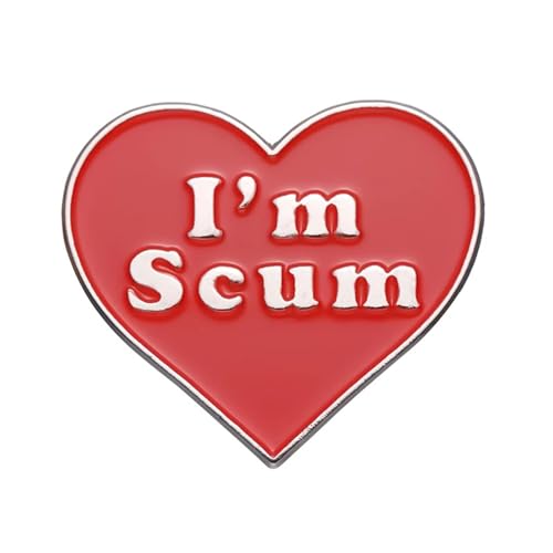 Anstecknadel im 90er-Jahre-Retro-Stil, lustig, Emaille, geometrisches Herz, Metallbrosche für Rucksack, Kleidung, Schmuck, Einheitsgröße Anstecknadel im 90er-Jahre-Retro-Stil, lustig, Emaille, geometrisches Herz, Metallbrosche für Rucksack, Kleidung, Schmuck, Einheitsgröße von muzoira