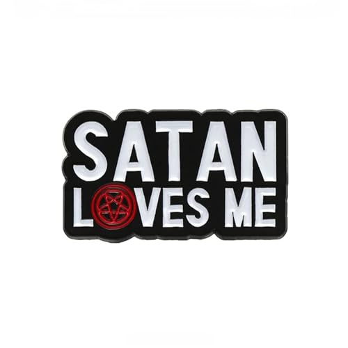 Benutzerdefiniertes englisches Revers-Abzeichen für Rucksack, Hemd, dunkle Ästhetik, Einheitsgröße Benutzerdefiniertes englisches Revers-Abzeichen für Rucksack, Hemd, dunkle Ästhetik, Einheitsgröße von muzoira