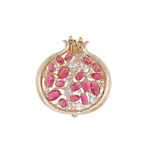 Brosche "Fruitful Blessings" – Granatapfel-Anstecknadel für stilvolle Outfits von muzoira