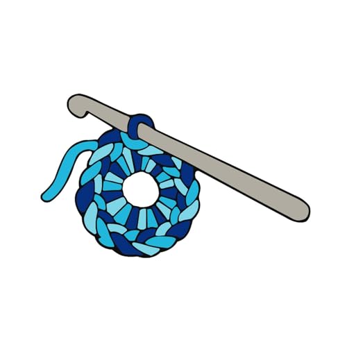 Brosche aus Strickwolle, minimalistisch, vielseitig – Zubehör für Kleidung und Rucksack, Einheitsgröße Brosche aus Strickwolle, minimalistisch, vielseitig – Zubehör für Kleidung und Rucksack, Einheitsgröße von muzoira