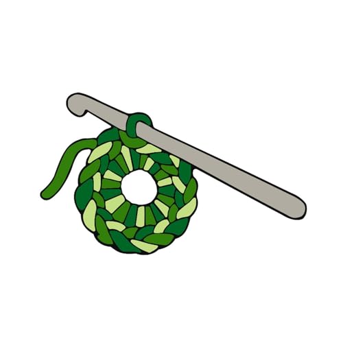 Brosche aus Strickwolle, minimalistisch, vielseitig – Zubehör für Kleidung und Rucksack, Einheitsgröße Brosche aus Strickwolle, minimalistisch, vielseitig – Zubehör für Kleidung und Rucksack, Einheitsgröße von muzoira