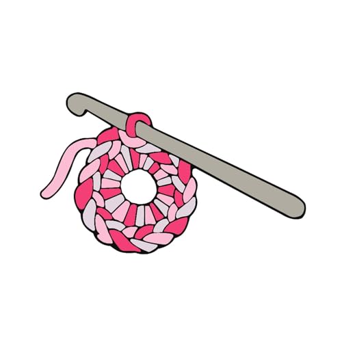 Brosche aus Strickwolle, minimalistisch, vielseitig – Zubehör für Kleidung und Rucksack, Einheitsgröße Brosche aus Strickwolle, minimalistisch, vielseitig – Zubehör für Kleidung und Rucksack, Einheitsgröße von muzoira