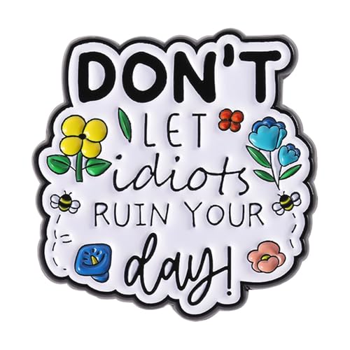 Brosche mit Regenbogen-Buchstaben "Dream Big" – niedliches motivierendes Zitat, Cartoon-Alphabet, inspirierender Schmuck, QHXZ4470 von muzoira