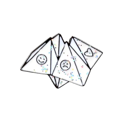 Cartoon-Emaille-Anstecknadel-Set – niedliche Pinwheel Papierflugzeug-Broschen für Rucksack, Hemden, Kinder, Einheitsgröße von muzoira