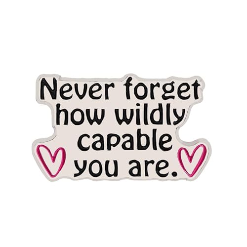 Inspirierende Brosche "Never Forget Your Strength", Herz und Pfote, Zinklegierung Inspirierende Brosche "Never Forget Your Strength", Herz und Pfote, Zinklegierung von muzoira