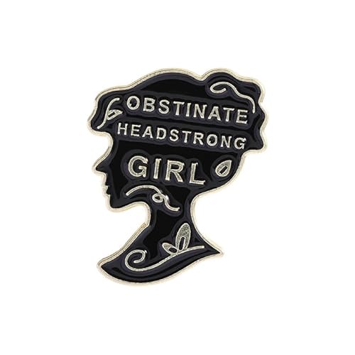 Inspirierende Frauen-Zitat-Brosche – minimalistische Legierung Emaille Pin mit Mädchen-Porträt, 1 Stück, QHXZ3817, Metall, Achat Inspirierende Frauen-Zitat-Brosche – minimalistische Legierung Emaille Pin mit Mädchen-Porträt, 1 Stück, QHXZ3817, Metall, Achat von muzoira