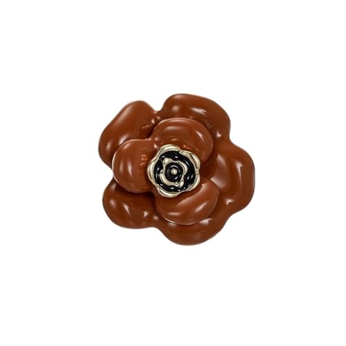 Kamelienblüten-Brosche – High-End-Designer-Anstecknadel für Blazer & Mäntel, Einheitsgröße von muzoira